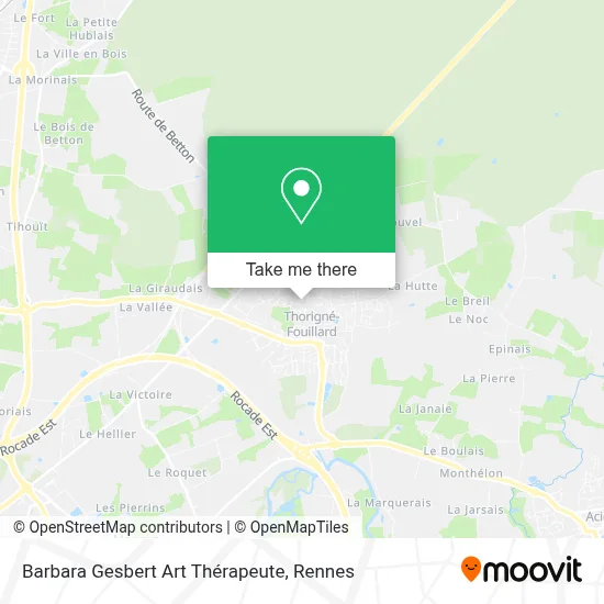 Barbara Gesbert Art Thérapeute map