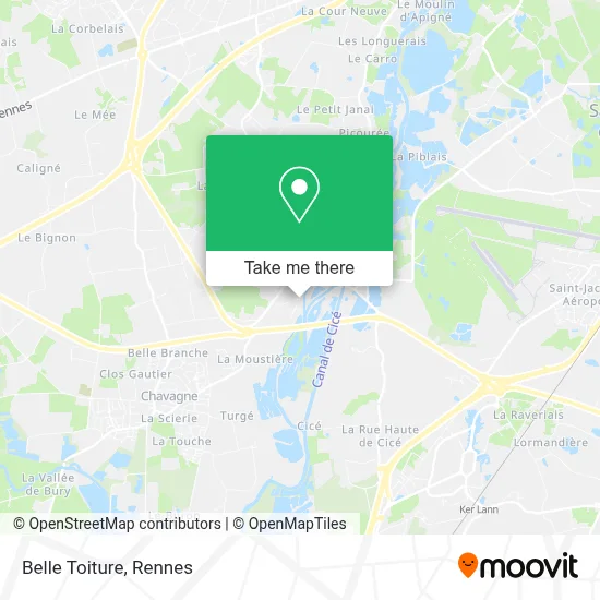 Belle Toiture map