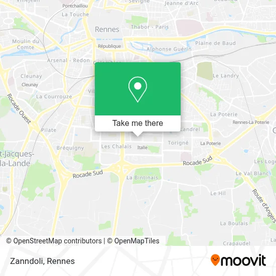 Zanndoli map