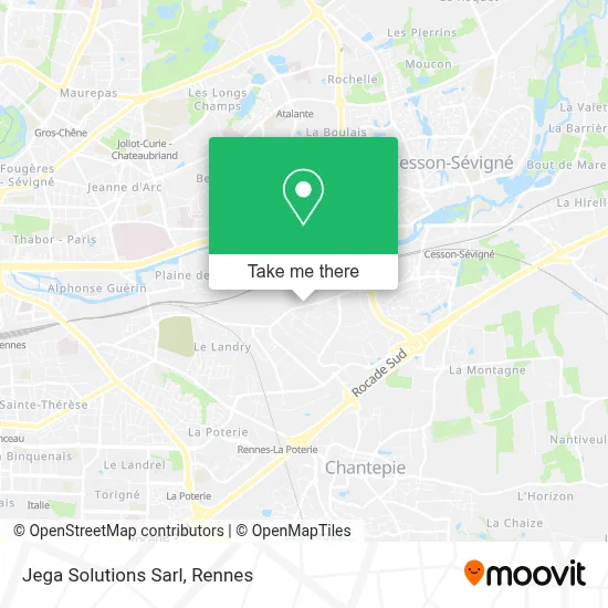 Jega Solutions Sarl map