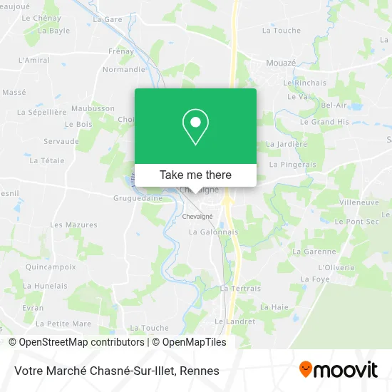 Votre Marché Chasné-Sur-Illet map