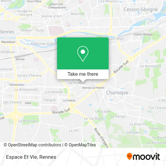 Espace Et Vie map