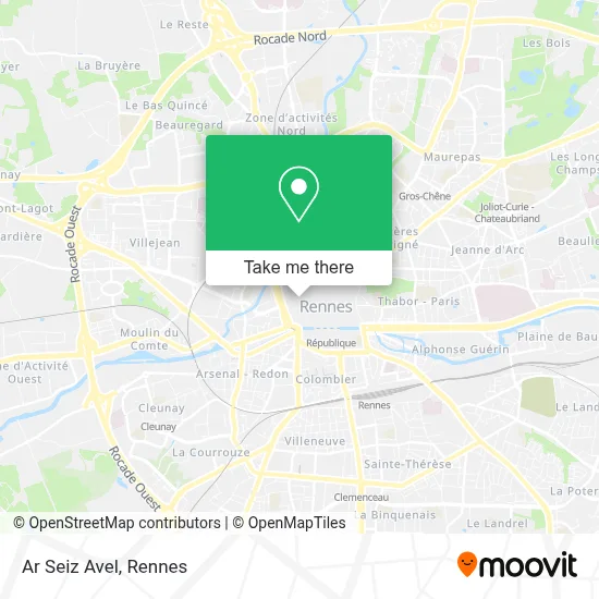 Ar Seiz Avel map