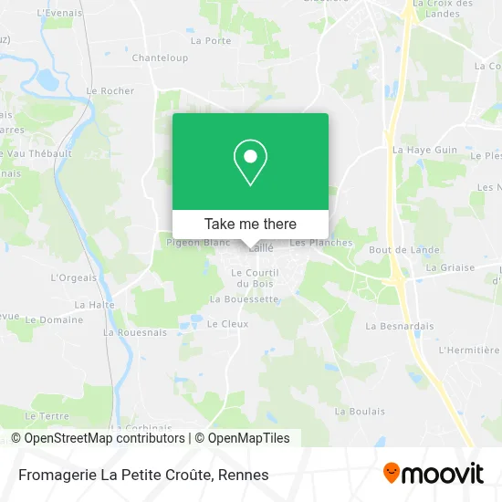 Fromagerie La Petite Croûte map