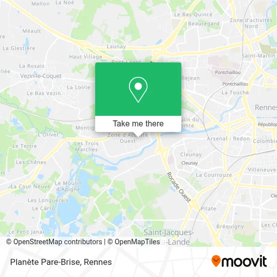 Planète Pare-Brise map