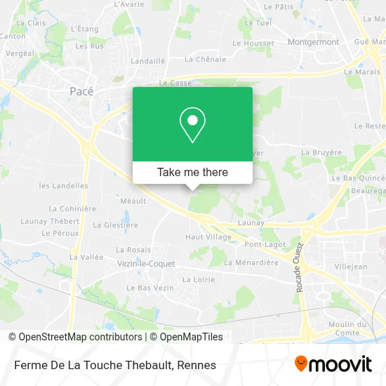 Ferme De La Touche Thebault map