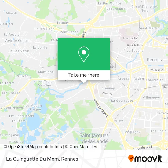 La Guinguette Du Mem map