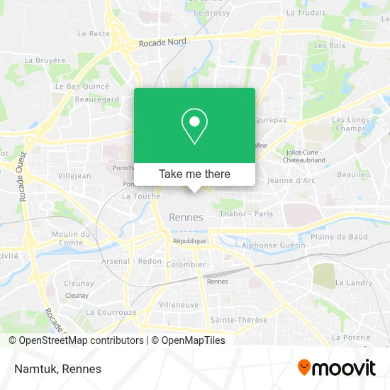 Namtuk map