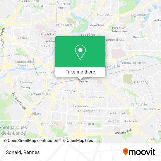 Sonaid map