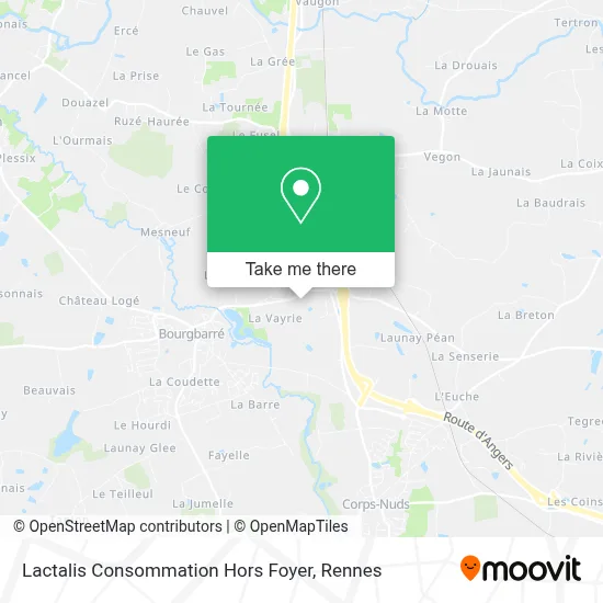 Lactalis Consommation Hors Foyer map