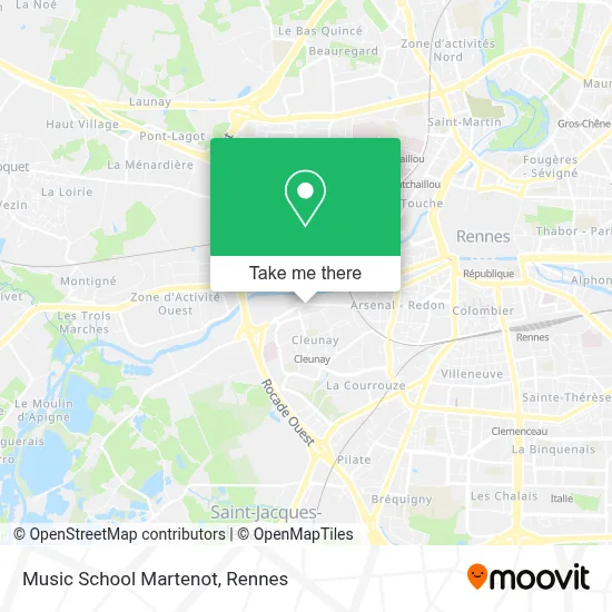 Music School Martenot map
