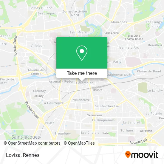 Mapa Lovisa