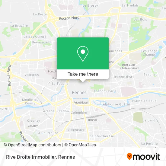 Rive Droite Immobilier map