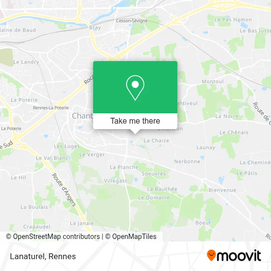 Lanaturel map