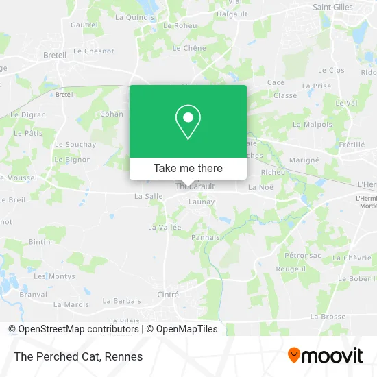 Le Chat Perché map
