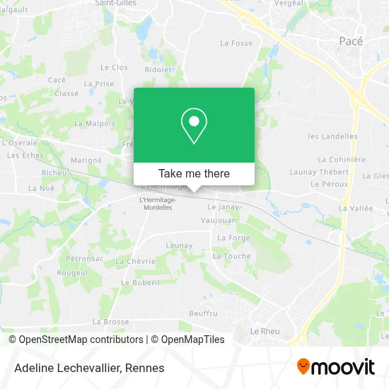 Adeline Lechevallier map