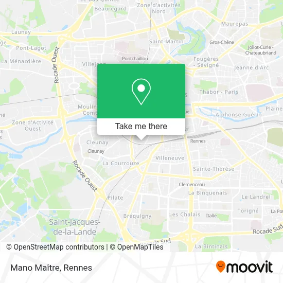 Mano Maître map