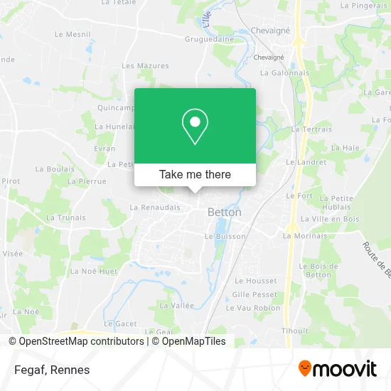 Fegaf map