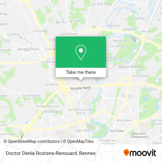Doctor Denia Rostane-Renouard map