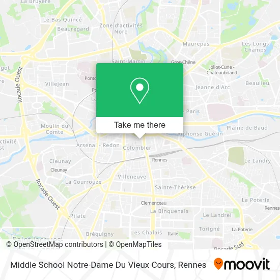 Middle School Notre-Dame Du Vieux Cours map