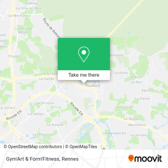 Gym'Art & Form'Fitness map