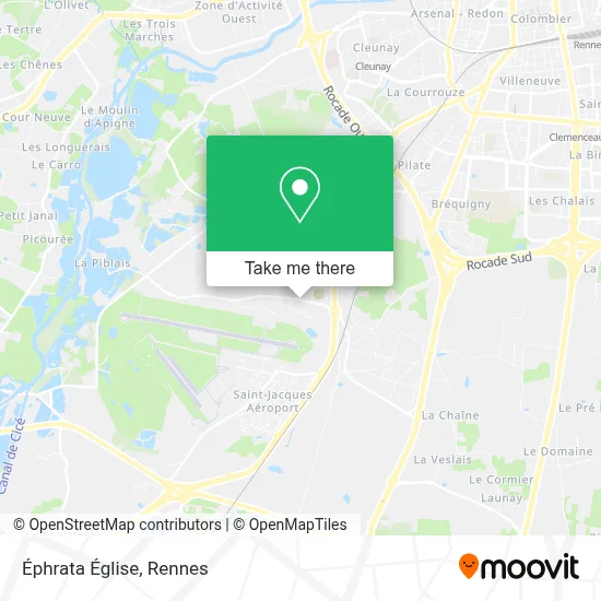 Éphrata Église map