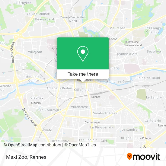 Maxi Zoo map