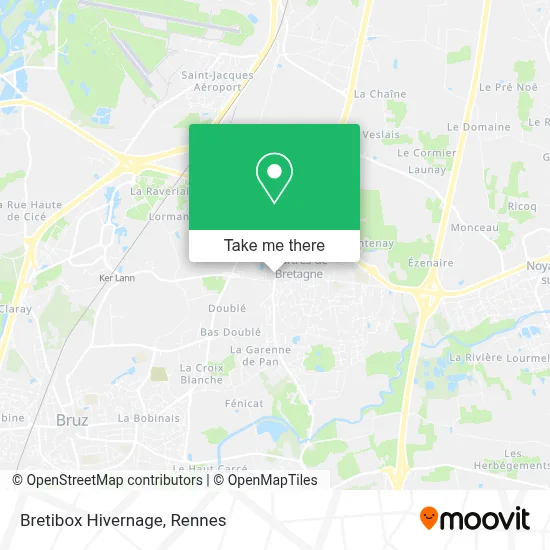 Bretibox Hivernage map