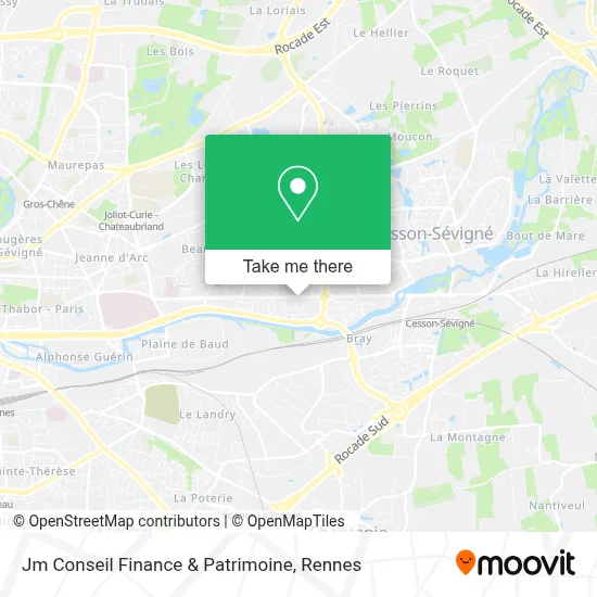 Jm Conseil Finance & Patrimoine map