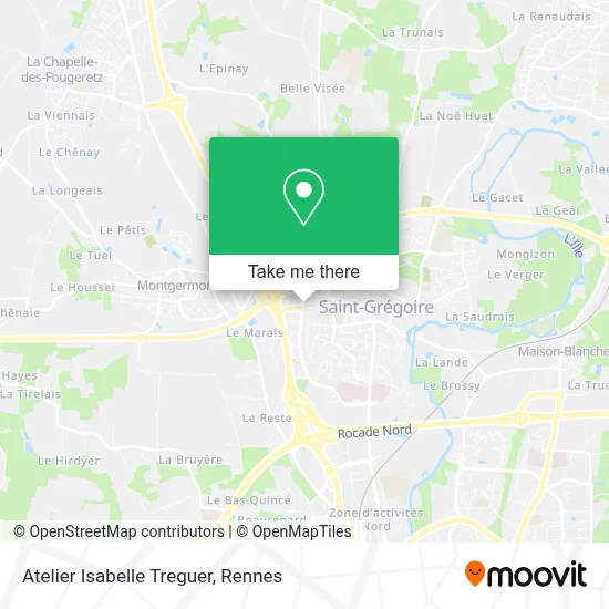 Atelier Isabelle Treguer map