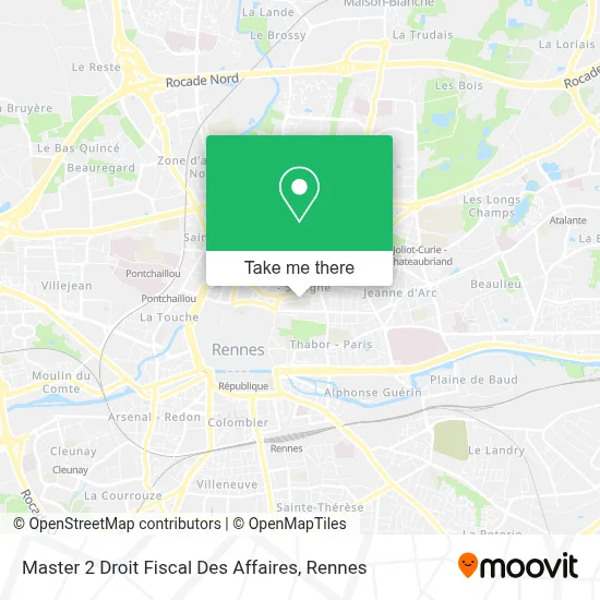 Master 2 Droit Fiscal Des Affaires map