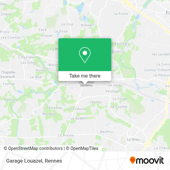 Garage Louazel map
