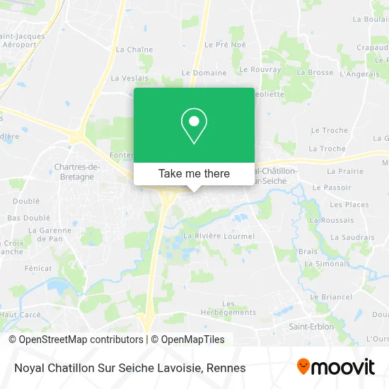 Noyal Chatillon Sur Seiche Lavoisie map