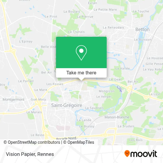 Vision Papier map