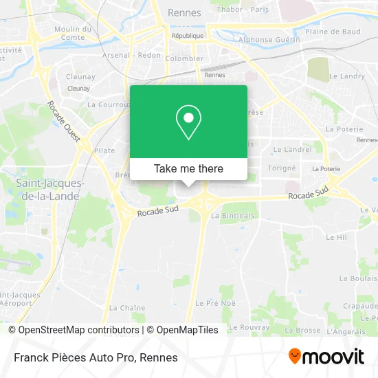 Franck Pièces Auto Pro map