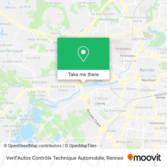 Verif'Autos Contrôle Technique Automobile map