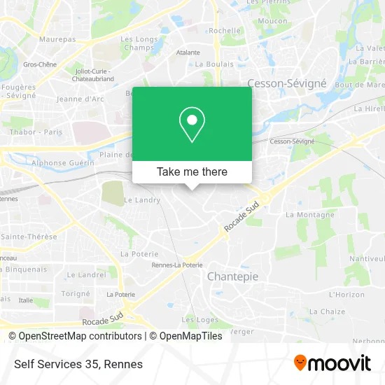 Self Services 35 map