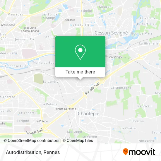 Autodistribution map