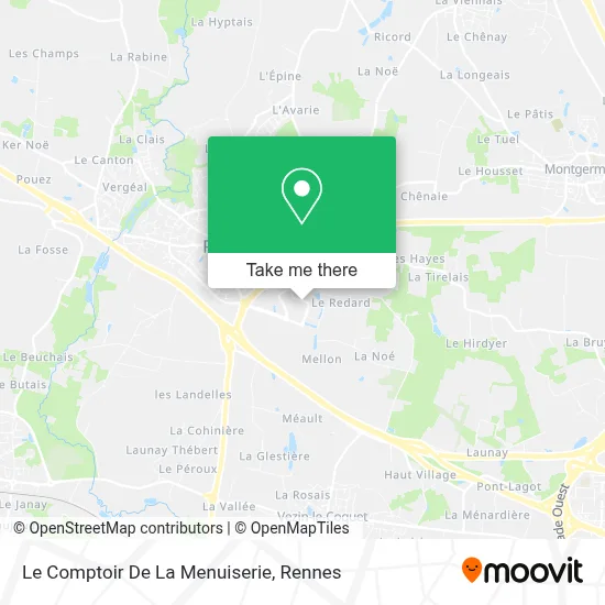 Le Comptoir De La Menuiserie map