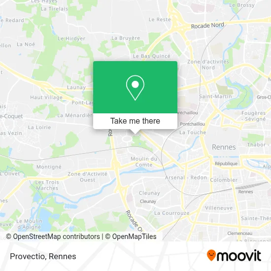Provectio map