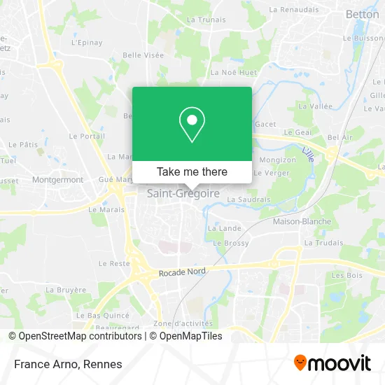 France Arno map
