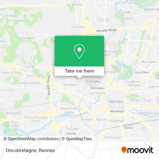 Oncobretagne map