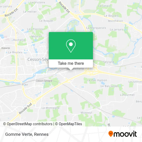 Gomme Verte map