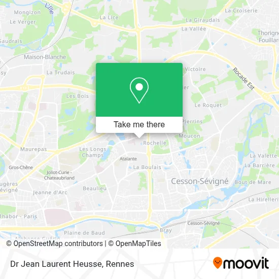 Dr Jean Laurent Heusse map