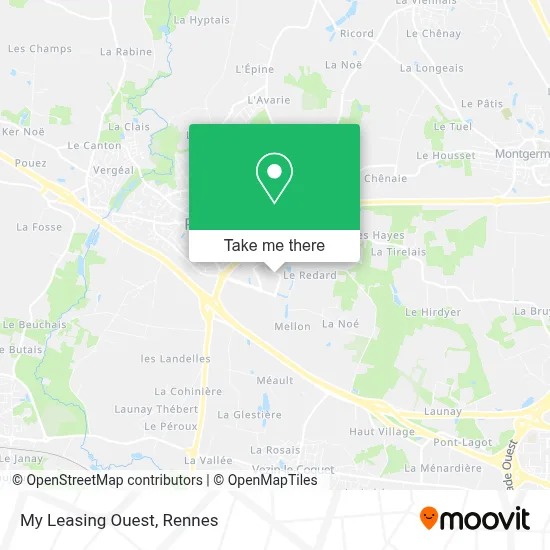 My Leasing Ouest map