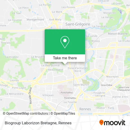 Biogroup Laborizon Bretagne map