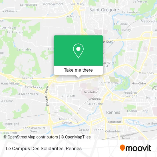 Le Campus Des Solidarités map