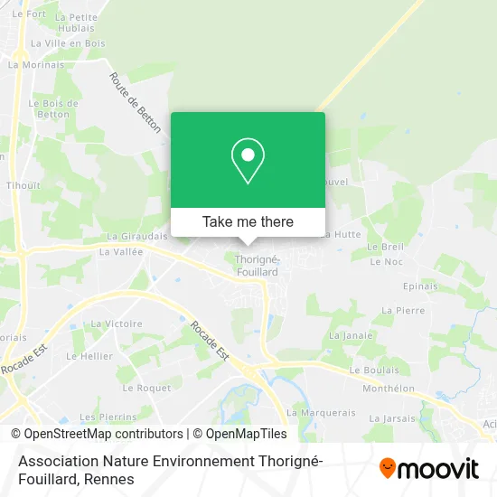 Association Nature Environnement Thorigné-Fouillard map