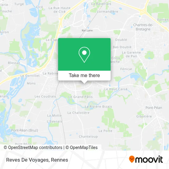 Reves De Voyages map
