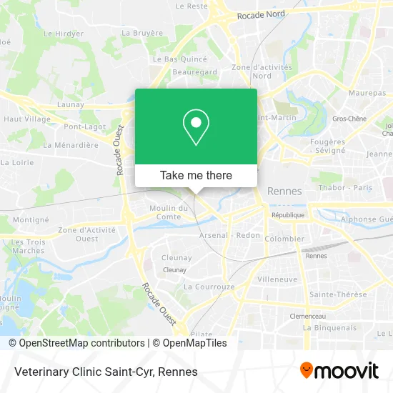 Veterinary Clinic Saint-Cyr map